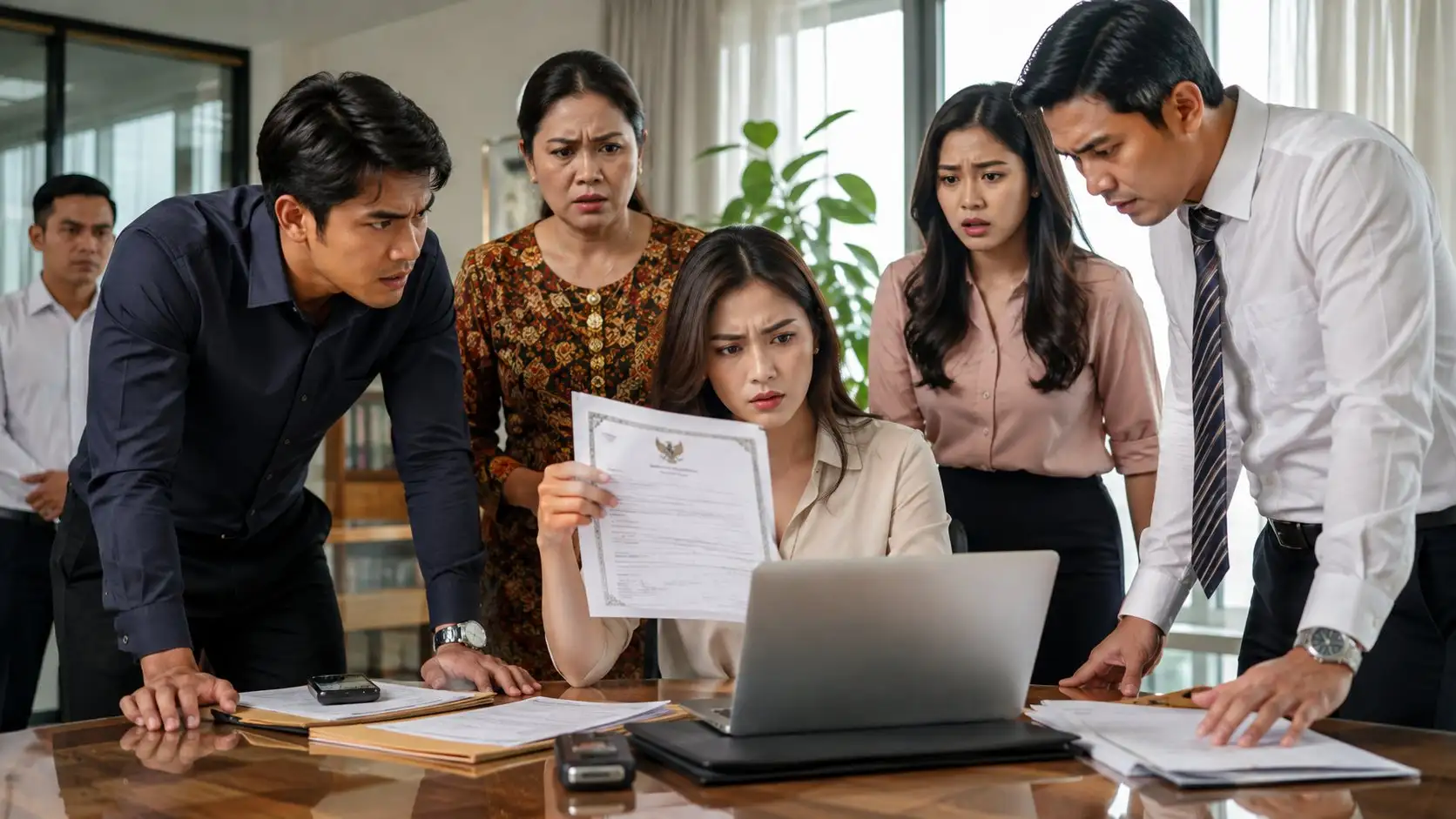 HARI SUAMIKU MEMBAWA IBU DAN ADIK PEREMPUANNYA UNTUK MENJUAL RUMAHKU, PETUGAS NOTARIS HANYA MENGAJUKAN SATU PERTANYAAN YANG MEMBUAT MEREKA BERTIGA MEMBEKU