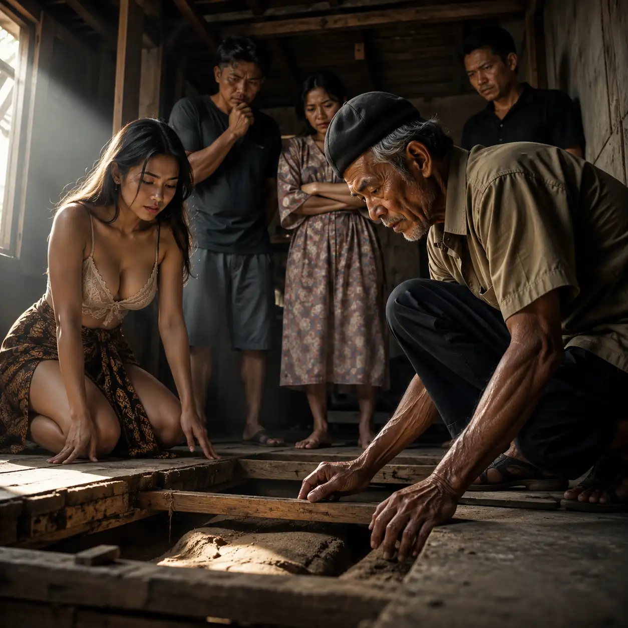 Seorang Tukang Kayu Tua Menatap Balok Rumah Ibu Selama Hampir Semenit, Lalu Berkata Ada Bagian yang Sengaja Ditutup. Saat Kami Membukanya, Aku Menemukan Alasan Kakakku Selalu Melarang Rumah Itu Direnovasi