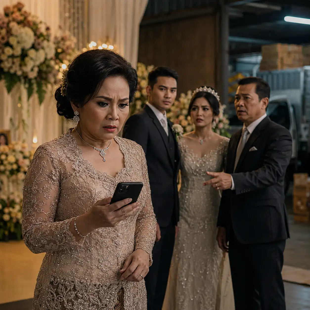 Di Hari Pernikahan Anakku, Besannya Mengumumkan Gudang Milikku Akan Menjadi Modal Usaha Pengantin Baru, Tapi Telepon dari Bank Malam Itu Membuatku Tahu Mereka Sudah Melangkah Jauh Tanpa Izinku
