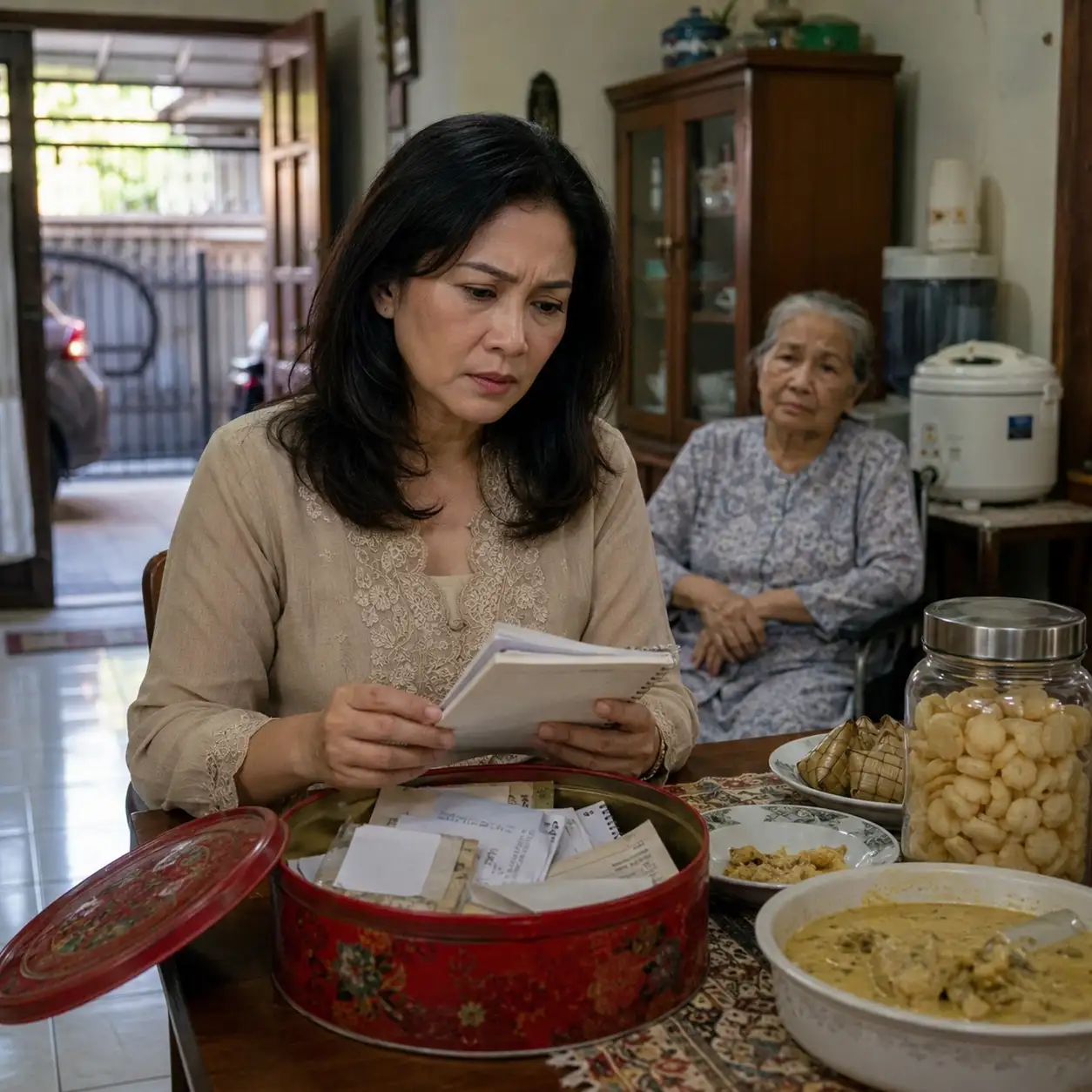 Setelah Tiga Tahun Merawat Ibu Mertuaku dan Membayar Semua Kekurangannya, Adik Iparku Menyuruhku Membayar Sewa Rumah Sendiri, Lalu Sebuah Buku Catatan di Kaleng Biskuit Membuatku Memeriksa Ke Mana Uang Ibu Sebenarnya Pergi .