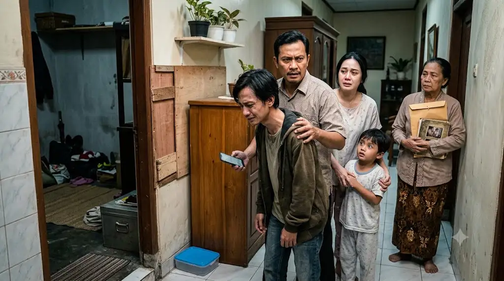 PUTRAKU SELALU DIAM-DIAM MENARUH MAKANAN DI DEPAN PINTU GUDANG—MALAM ITU, KAMERA MEREKAM SESEORANG YANG KUKIRA SUDAH MENINGGAL TUJUH TAHUN LALU