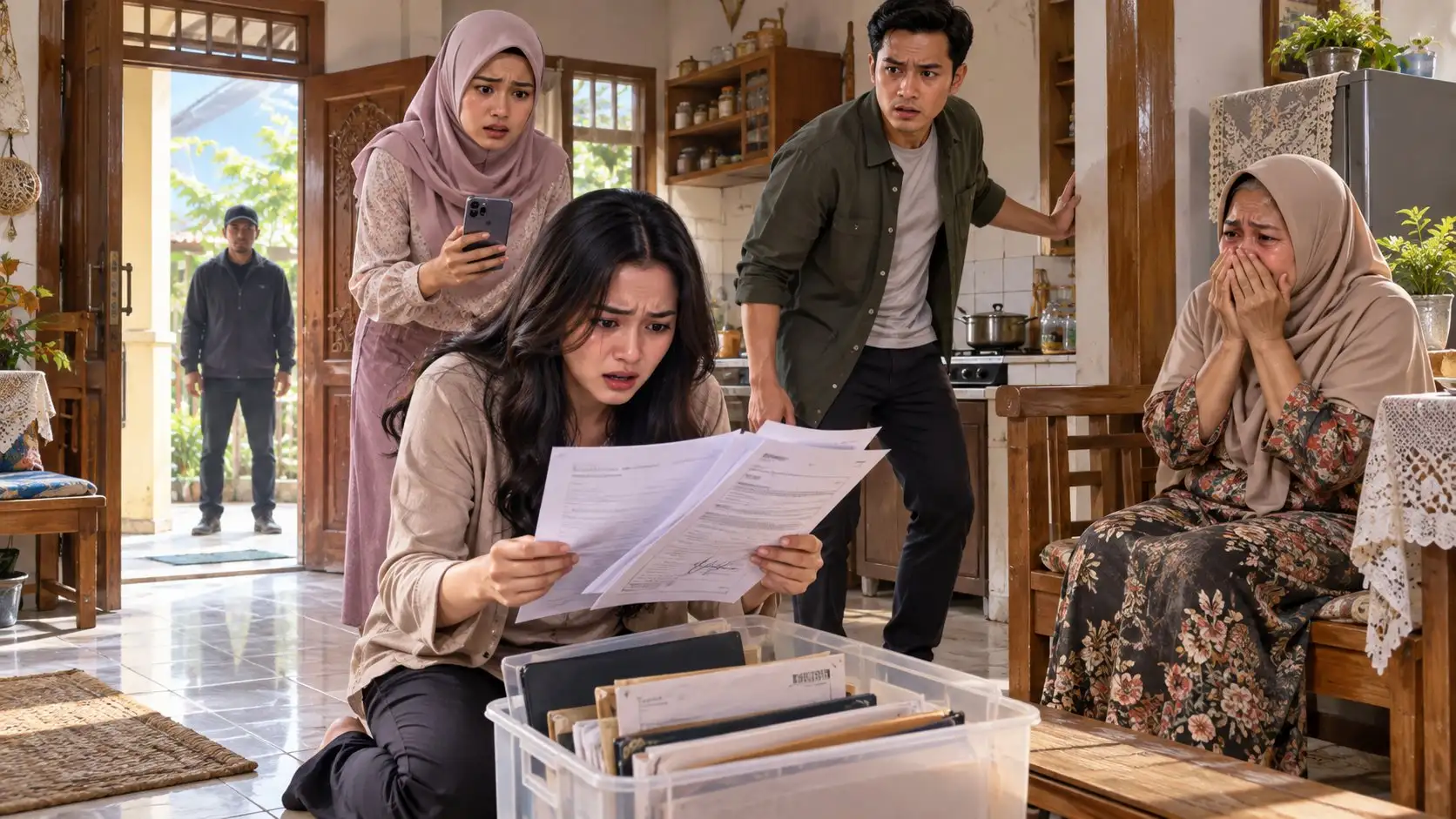 SEPULUH TAHUN AKU MENGIRIM UANG UNTUK MEMBUKA WARUNG MAKAN BAGI IBU. SAAT PULANG TANPA MEMBERI KABAR, AKU MALAH MELIHATNYA MENCUCI PIRING DI WARUNG ORANG—NAMUN HAL YANG BENAR-BENAR MEMBUATKU TERPANA TERSEMBUNYI DI BAWAH DAPUR RUMAH KAMI