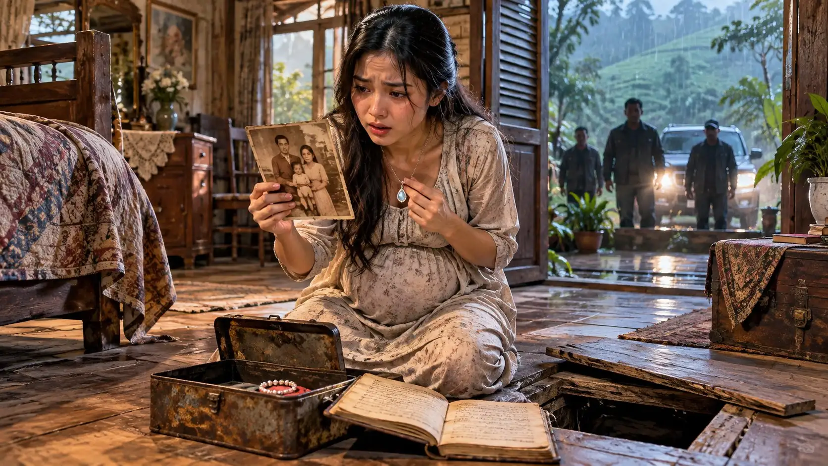 SEORANG WANITA HAMIL MENGHABISKAN UANG TERAKHIRNYA UNTUK MEMBELI RUMAH TERBENGKALAI—NAMUN PADA MALAM PERTAMA, SUARA KETUKAN DARI BAWAH LANTAI MEMBAWANYA PADA RAHASIA YANG TERKUBUR SELAMA 28 TAHUN
