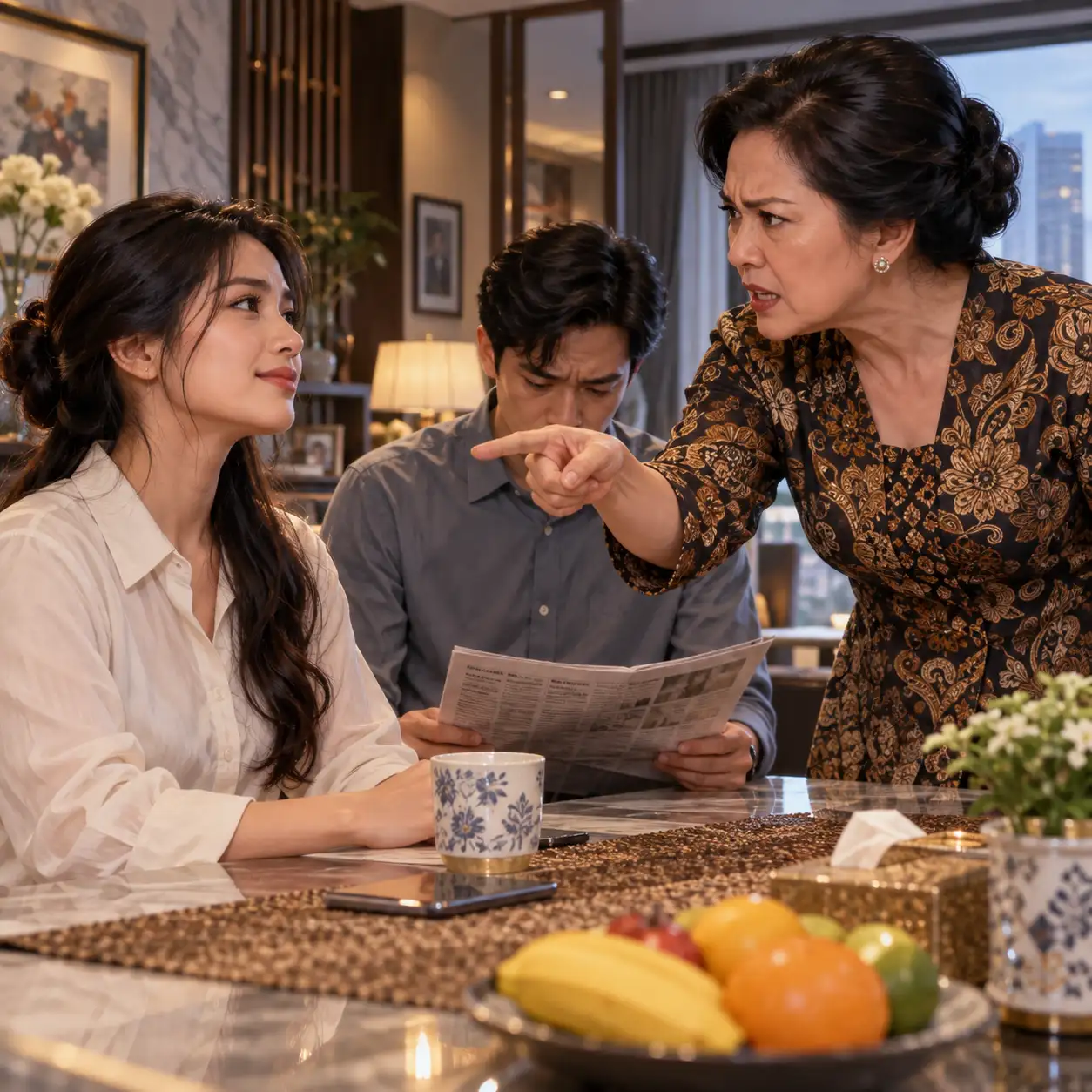 Bagian 3 — Ketika Ibu Mertua Datang Menuntut Apartemen Itu, Petugas Keamanan Membacakan Nama Pemilik dan Suamiku Akhirnya Kehilangan Semua Kendalinya di Depan Semua Orang