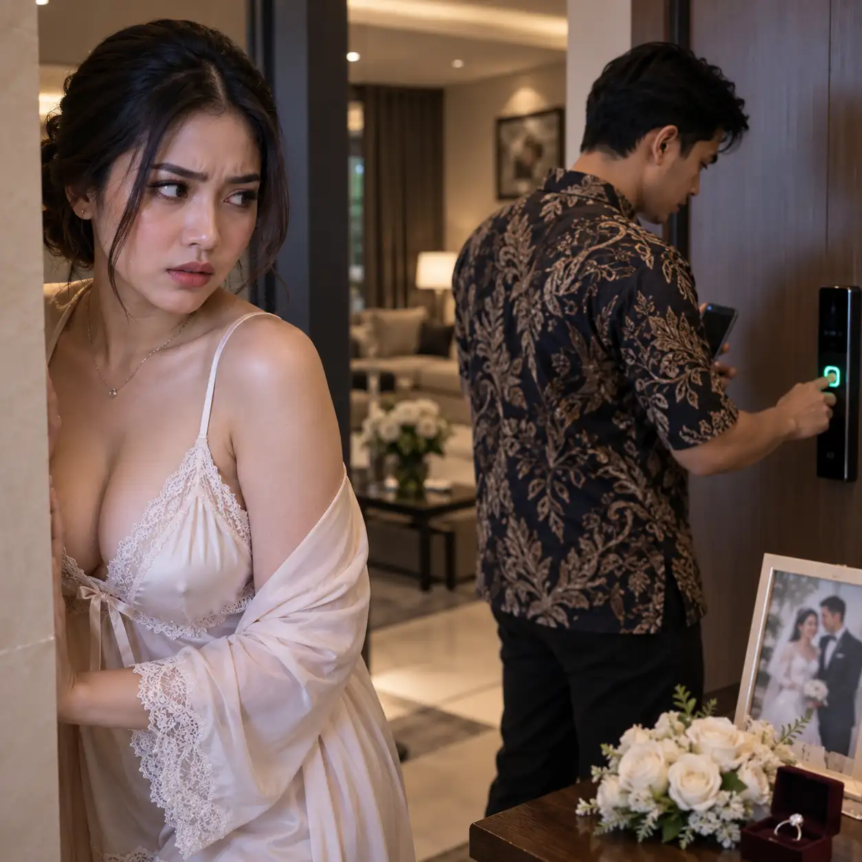 48 Hari Sebelum Menikah, Tunanganku Diam-Diam Menambahkan Sidik Jari Orang Lain ke Kunci Rumahku…