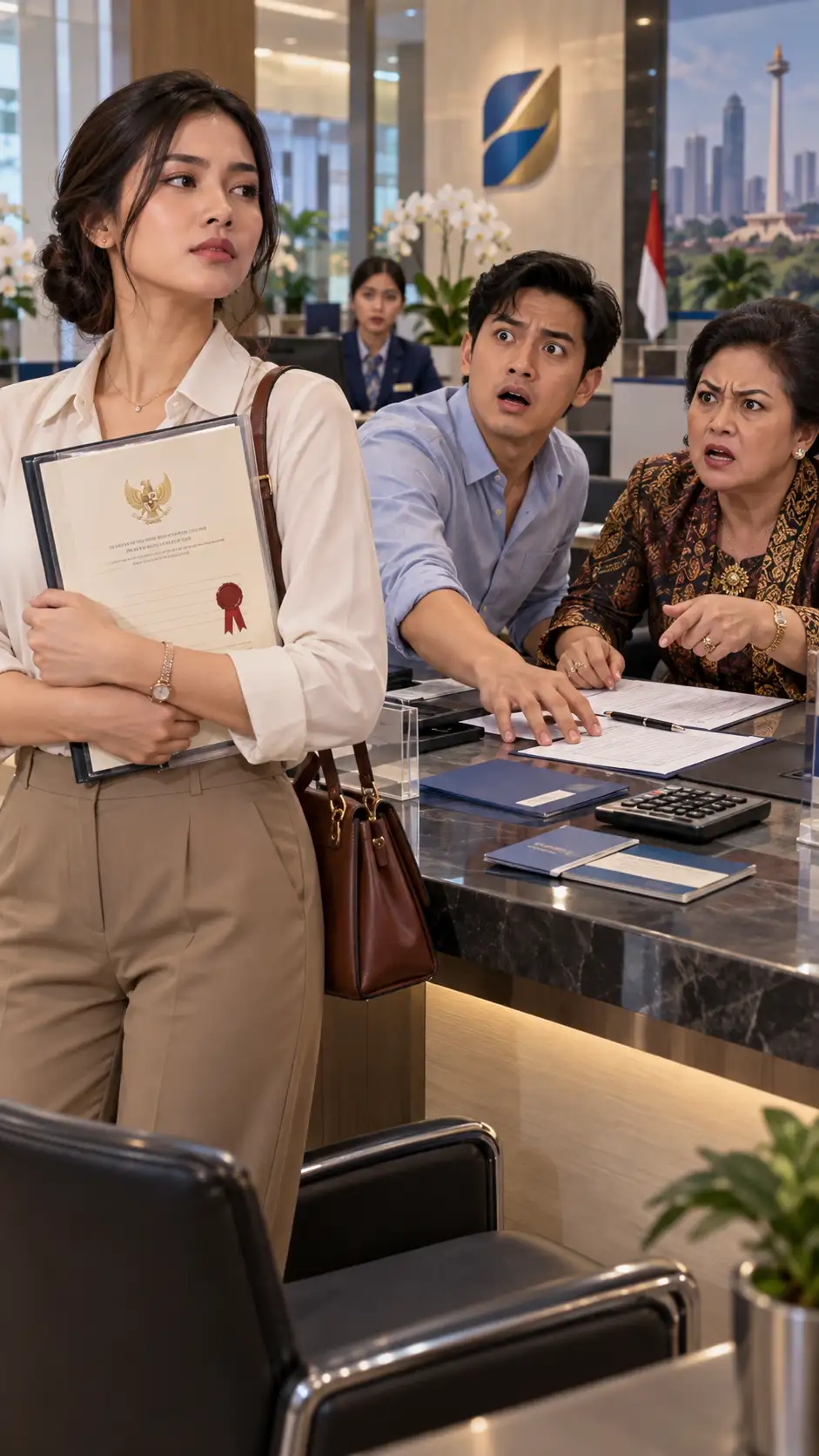 Sebelum Menikah Aku Diam-Diam Mengunci Tabunganku Lewat Notaris—Sepuluh Hari Kemudian Suami dan Ibunya Membawaku ke Bank untuk Memindahkan Separuhnya, Tanpa Tahu Satu Dokumen Sudah Menunggu