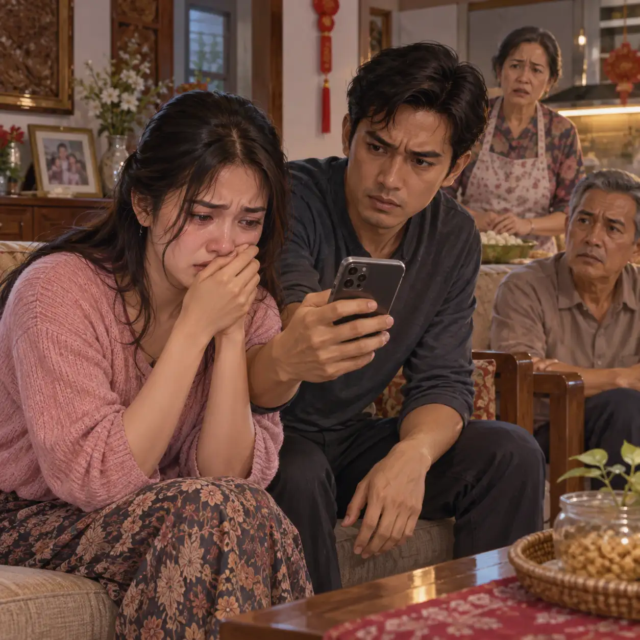 Hari Kedua Lebaran Aku Baru Menyentuh Ketupat Buatan Ibu, Mertua Menelepon 37 Kali Memaksaku Pulang Memasak; Kakakku Merebut Ponsel dan Mengucapkan Satu Kalimat di Rumah Mereka