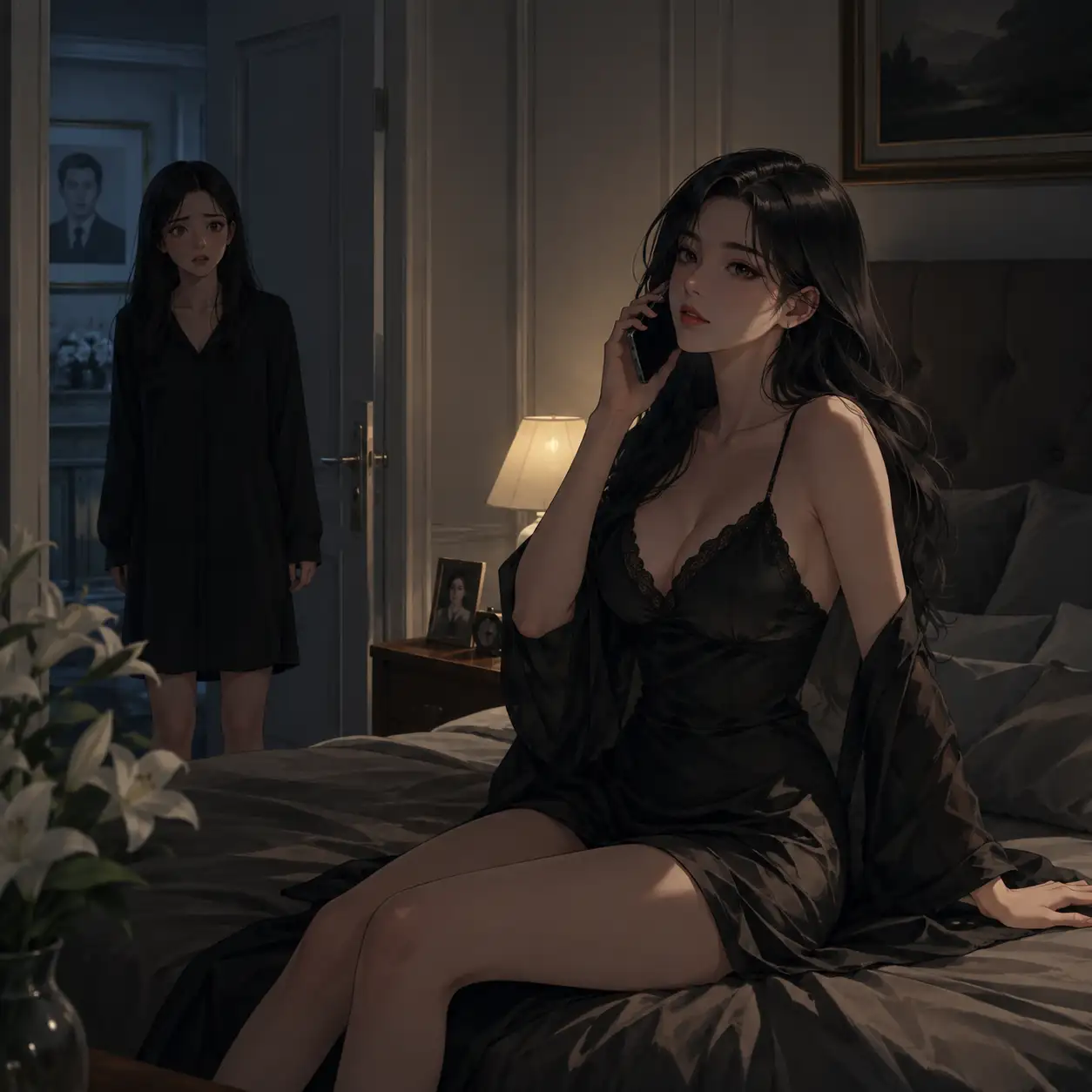 Suamiku Sudah Dimakamkan Dua Tahun Lalu, tetapi Seorang Perempuan Masuk ke Rumahku dan Meneleponnya dari Kamar Tidur