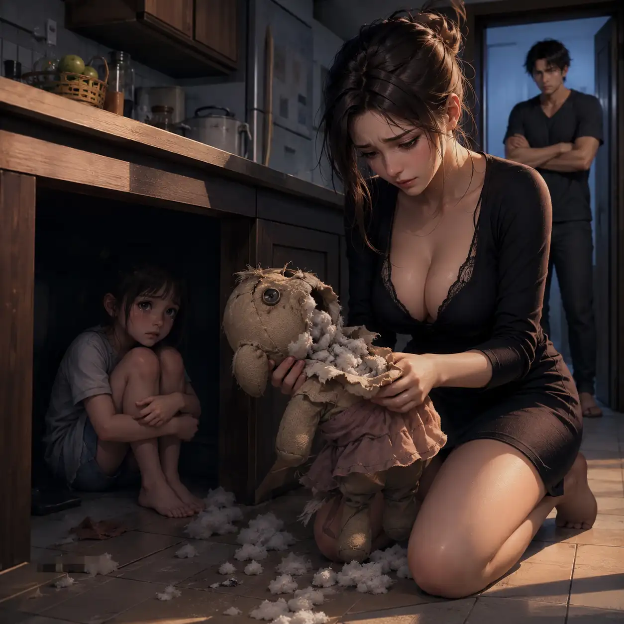 Putriku Memilih Tidur di Bawah Meja Dapur. Saat Gurunya Membuka Boneka Tuanya, Aku Mengerti Kenapa Ia Takut Pulang