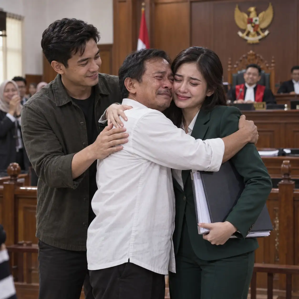 Ayah Tunggal Mengadopsi Seorang Gadis Tunawisma — 15 Tahun Kemudian, Ia Masuk ke Pengadilan di Bandung dan Membuat Seluruh Ruangan Menangis