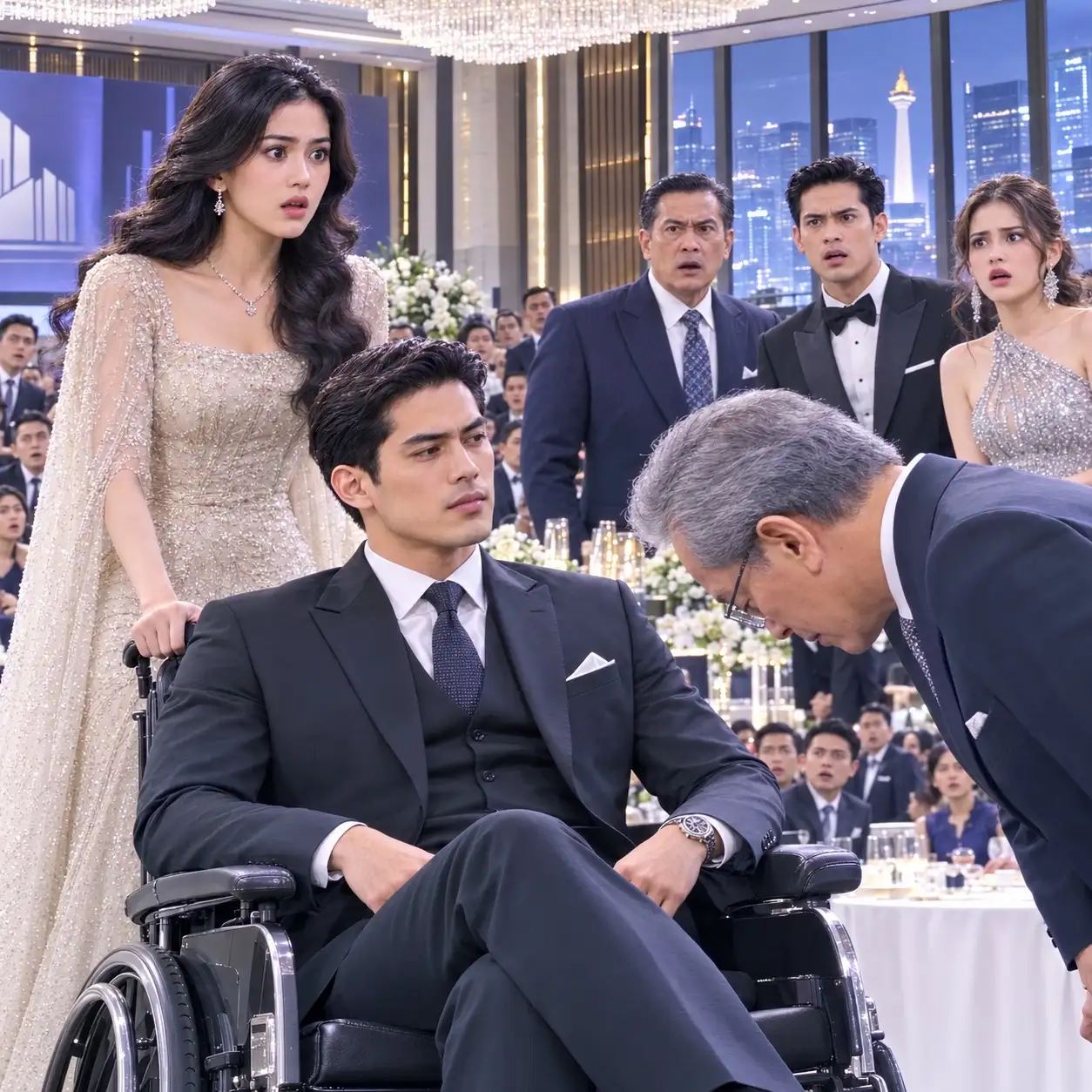 PENGANTINKU MENINGGALKANKU DI DEPAN PELAMINAN, AYAHKU MENUDUHKU PENCURI—MALAM ITU AKU MENIKAH DENGAN PRIA ASING DI KURSI RODA
