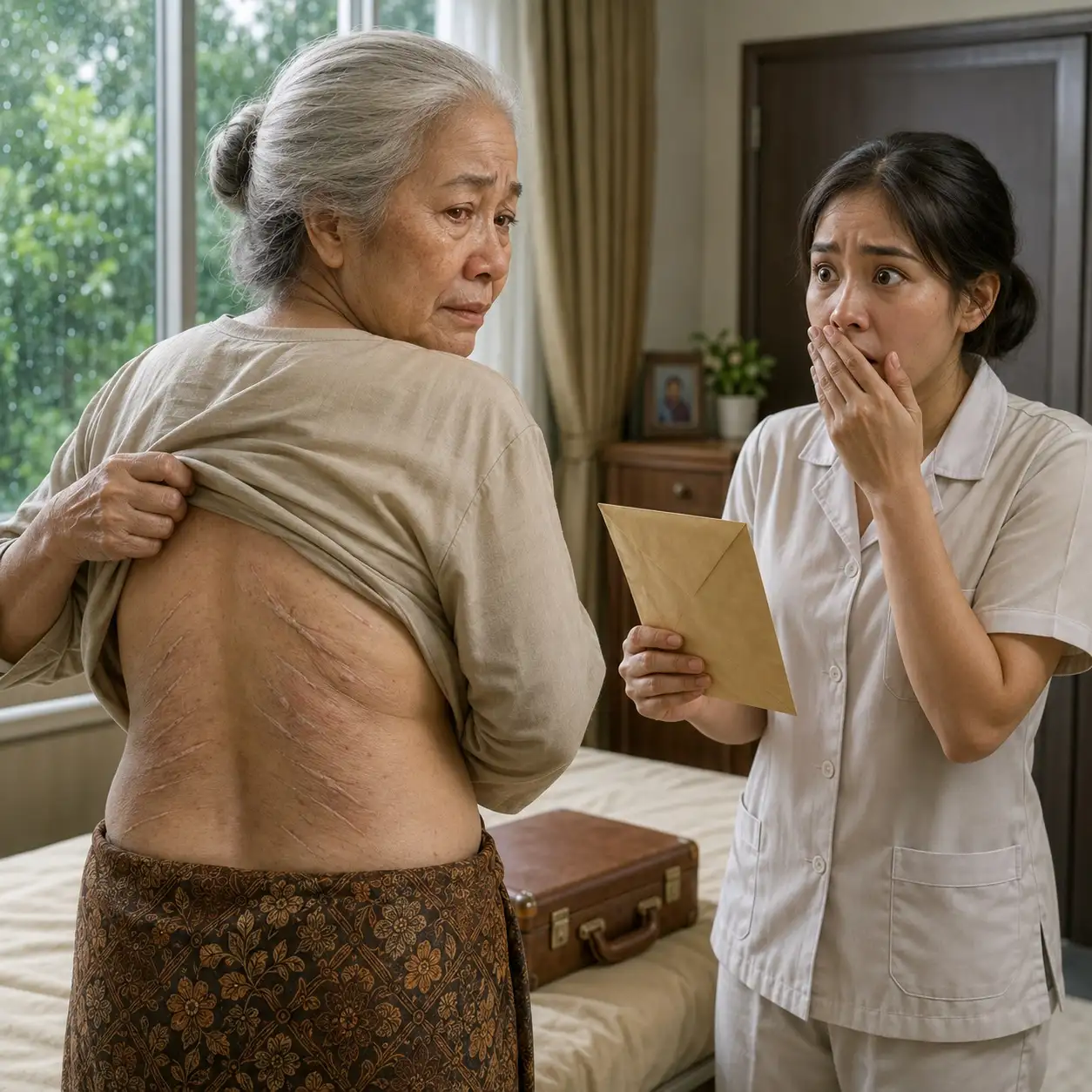 SELAMA TIGA TAHUN, NENEK ITU SELALU MENJERIT SAAT PENGASUH MENCOBA MEMANDIKANNYA—SAMPAI RAHASIA DI PUNGGUNGNYA TERBONGKAR