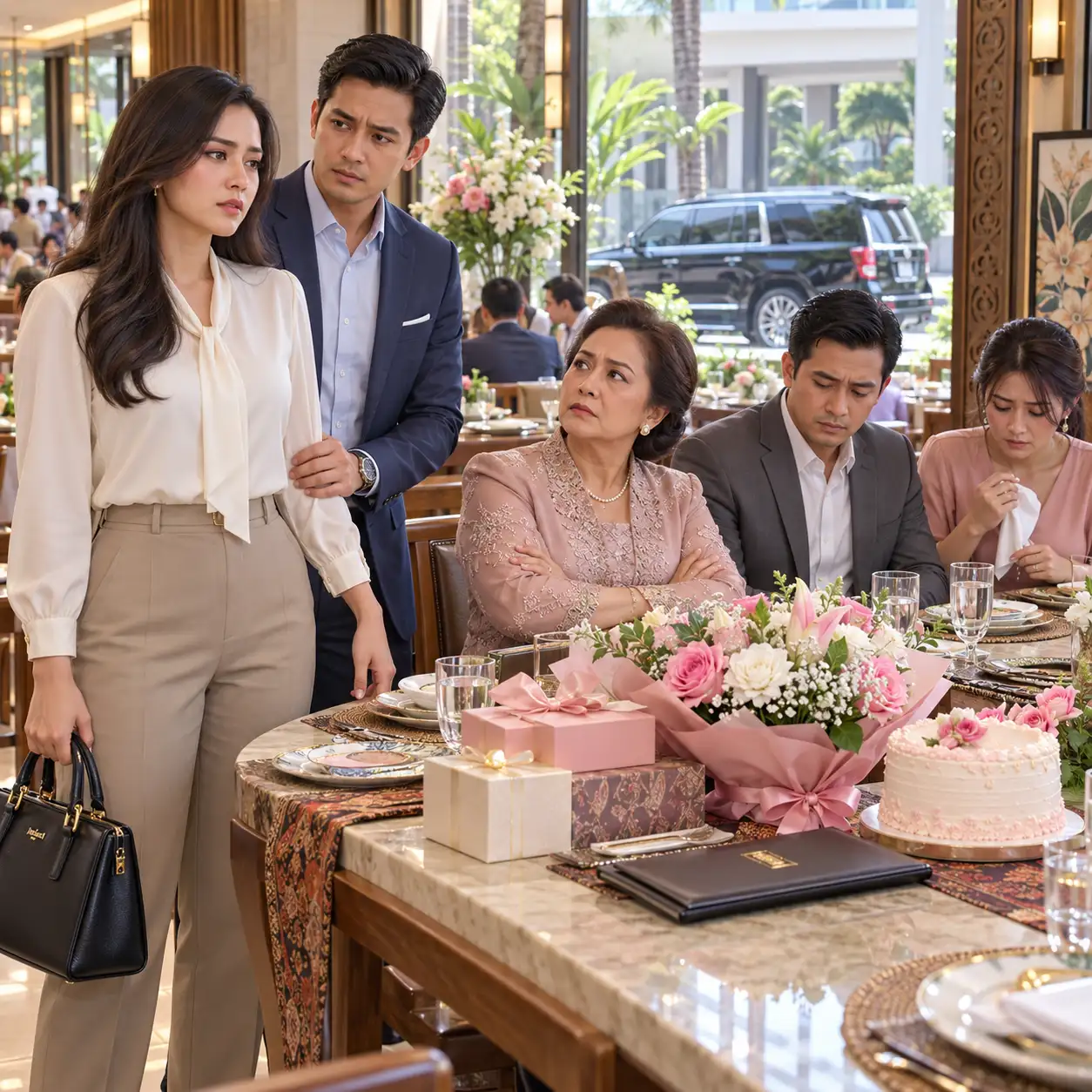 Di Hari Ibu, Mama menatap lurus ke mataku dan berkata, “Seandainya bisa mengulang hidup, Mama berharap tidak pernah punya anak perempuan.” Aku berdiri, menatapnya tenang, lalu menjawab, “Kalau begitu, mulai hari ini anggap saja Mama memang tidak pernah punya anak perempuan.” Aku pergi dengan mobilku. Keesokan paginya, ponselku tidak berhenti berdering—dan tiba-tiba semua orang memohon agar aku mengangkat telepon.