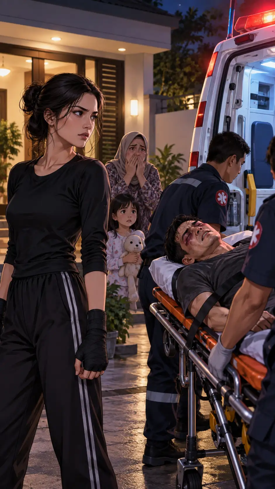 Tiga Kali Suamiku Memukulku, Enam Bulan Kemudian Tangannya Terangkat Lagi—Namun Malam Itu Ambulans Datang, dan Orang yang Dibawa Bukan Aku