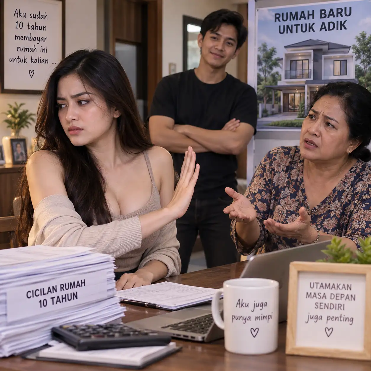 Sepuluh Tahun Aku Membayar Cicilan Rumah Orang Tuaku. Saat Ibu Menyuruhku Membiayai Rumah Baru Adikku, Aku Akhirnya Menolak
