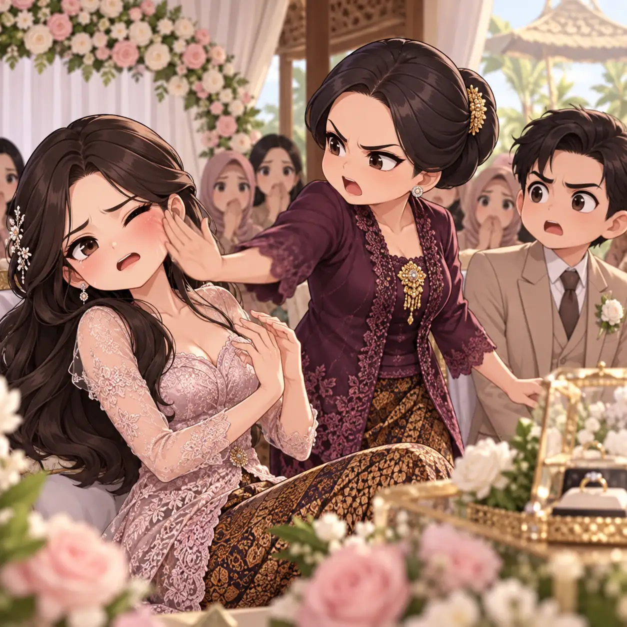 Saat Pertunanganku, Tante Dimas Menamparku dan Menyebutnya Aturan Keluarga. Reaksi Dimas Justru Membuatku Membatalkan Semuanya